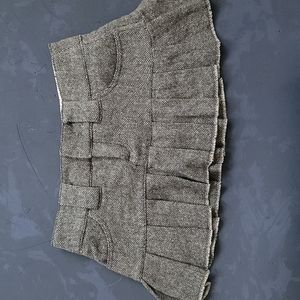 Talula wool blend micro skirt